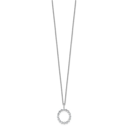 True Origin Lab Grown Diamond VS+ F+ Complete Alphabet O Pendant Necklace