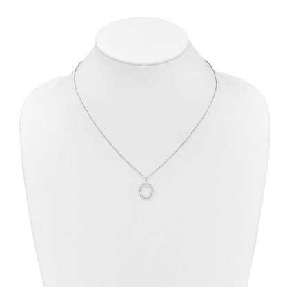 True Origin Lab Grown Diamond VS+ F+ Complete Alphabet O Pendant Necklace