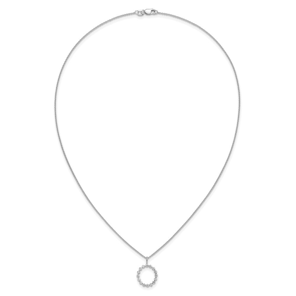 True Origin Lab Grown Diamond VS+ F+ Complete Alphabet O Pendant Necklace