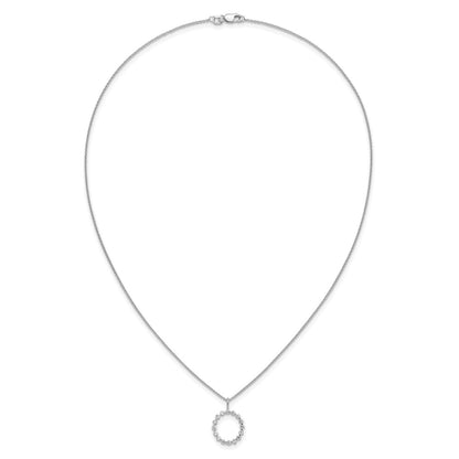True Origin Lab Grown Diamond VS+ F+ Complete Alphabet O Pendant Necklace