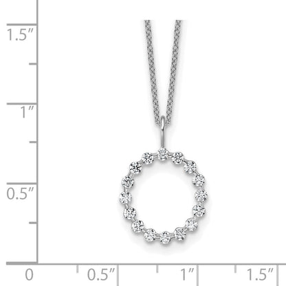 True Origin Lab Grown Diamond VS+ F+ Complete Alphabet O Pendant Necklace