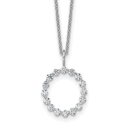 True Origin Lab Grown Diamond VS+ F+ Complete Alphabet O Pendant Necklace