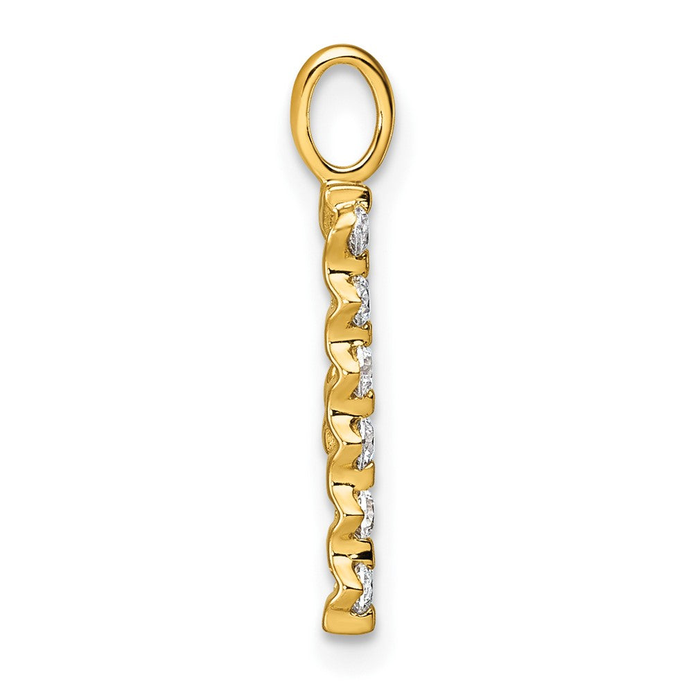 True Origin Lab Grown Diamond VS+ F+ Complete Alphabet P Pendant