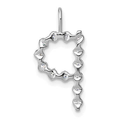 True Origin Lab Grown Diamond VS+ F+ Complete Alphabet P Pendant