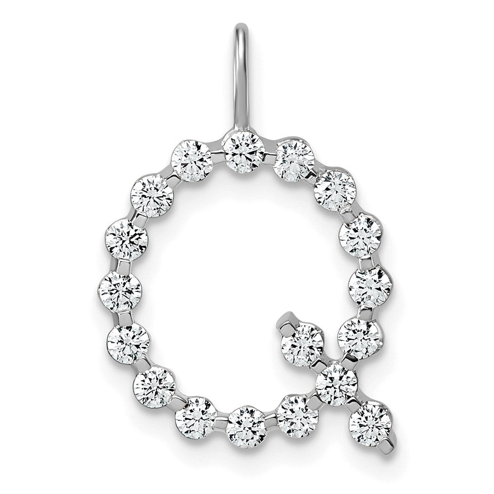 True Origin Lab Grown Diamond VS+ F+ Complete Alphabet Q Pendant