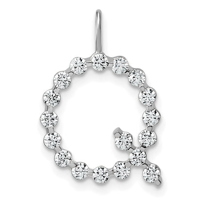 True Origin Lab Grown Diamond VS+ F+ Complete Alphabet Q Pendant