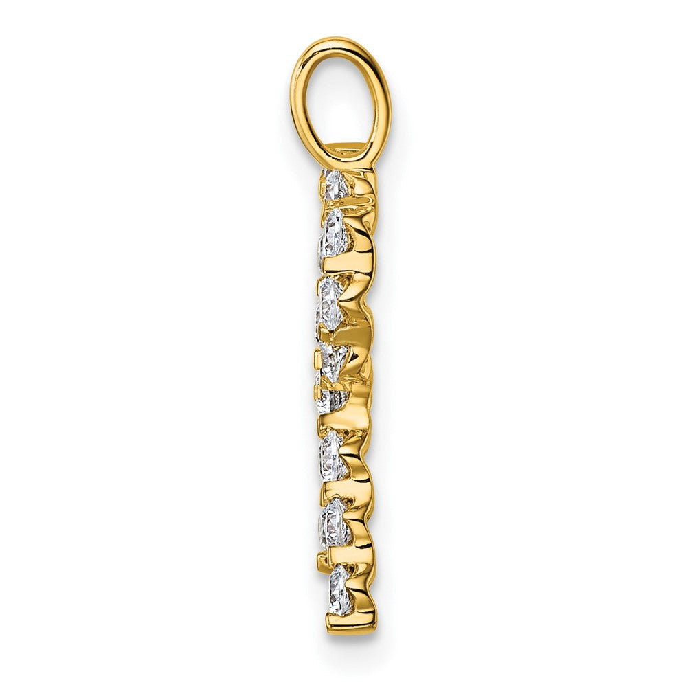True Origin Lab Grown Diamond VS+ F+ Complete Alphabet R Pendant