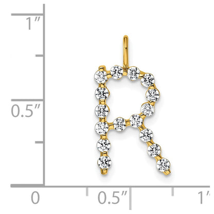 True Origin Lab Grown Diamond VS+ F+ Complete Alphabet R Pendant