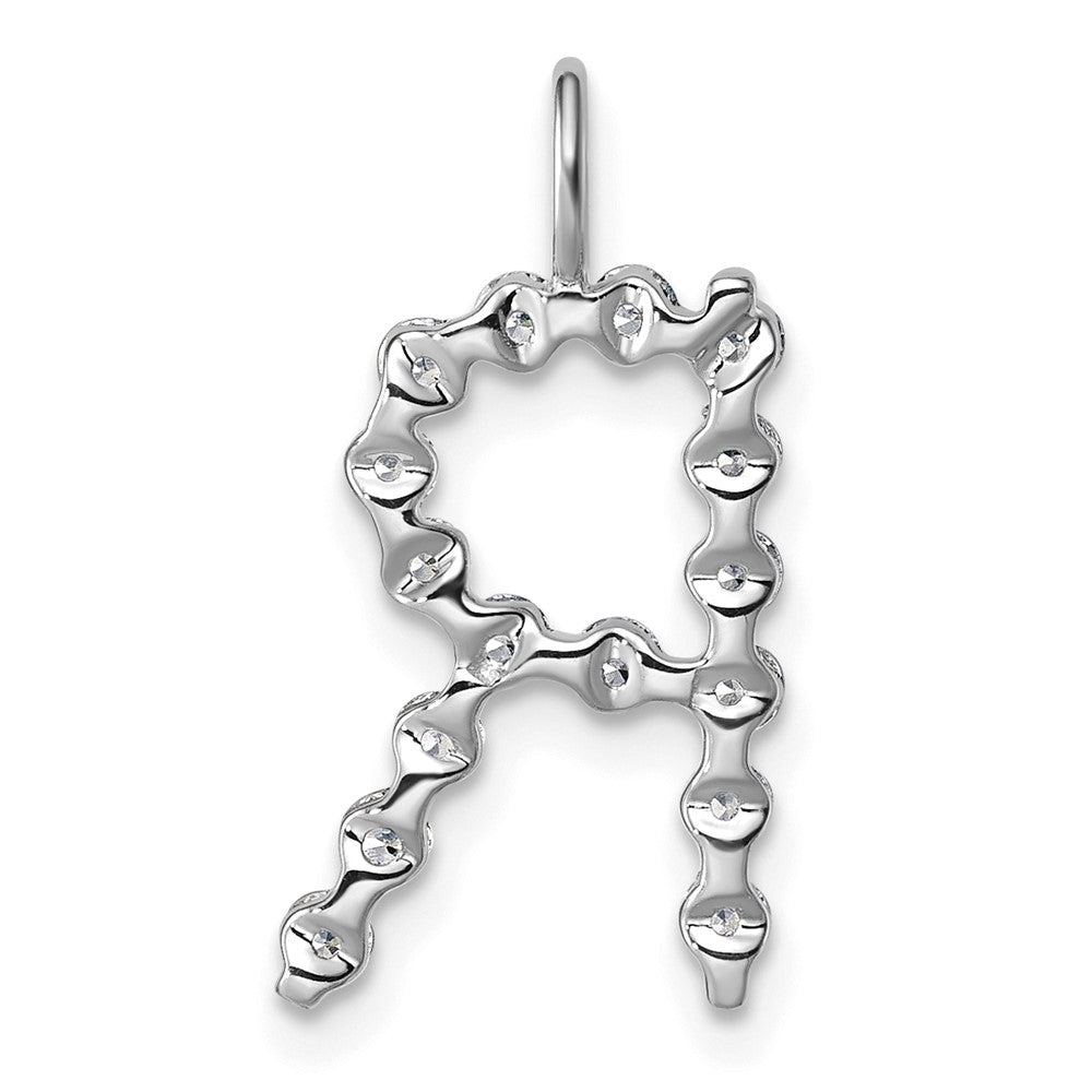 True Origin Lab Grown Diamond VS+ F+ Complete Alphabet R Pendant