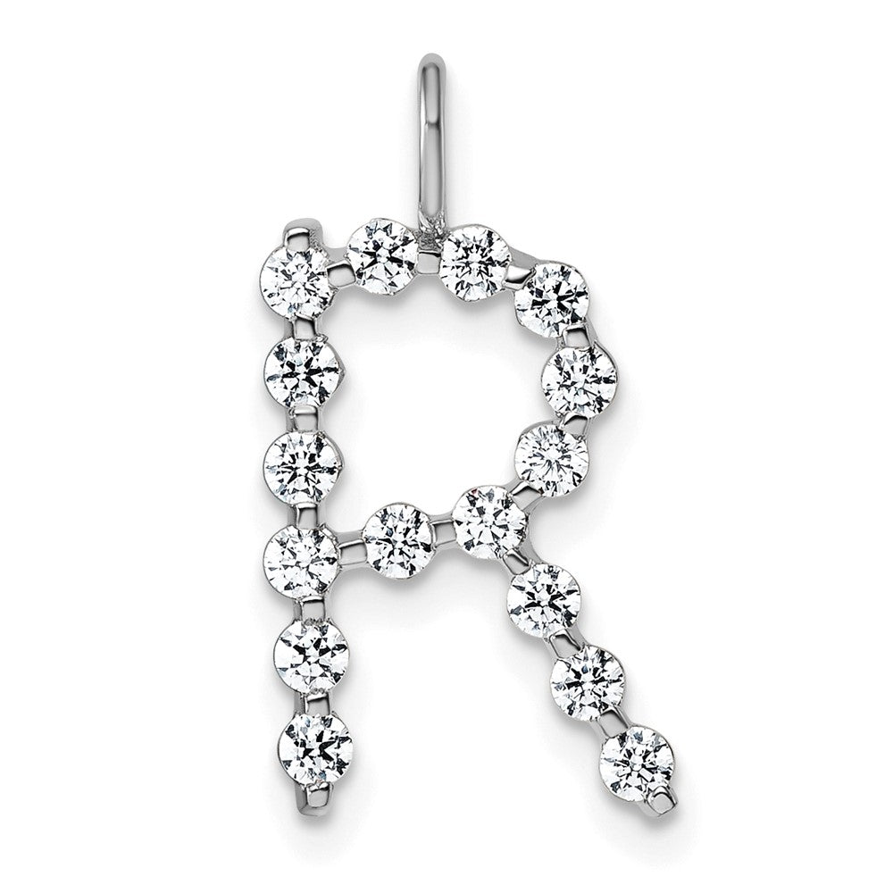 True Origin Lab Grown Diamond VS+ F+ Complete Alphabet R Pendant