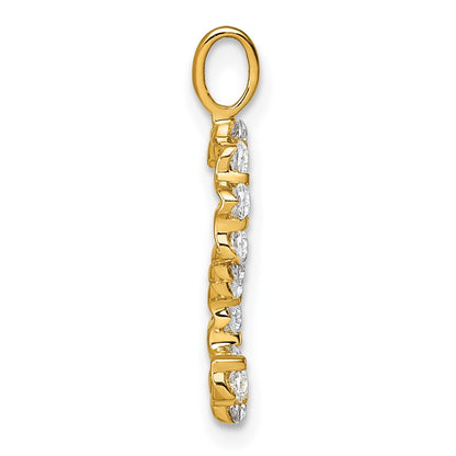 True Origin Lab Grown Diamond VS+ F+ Complete Alphabet S Pendant