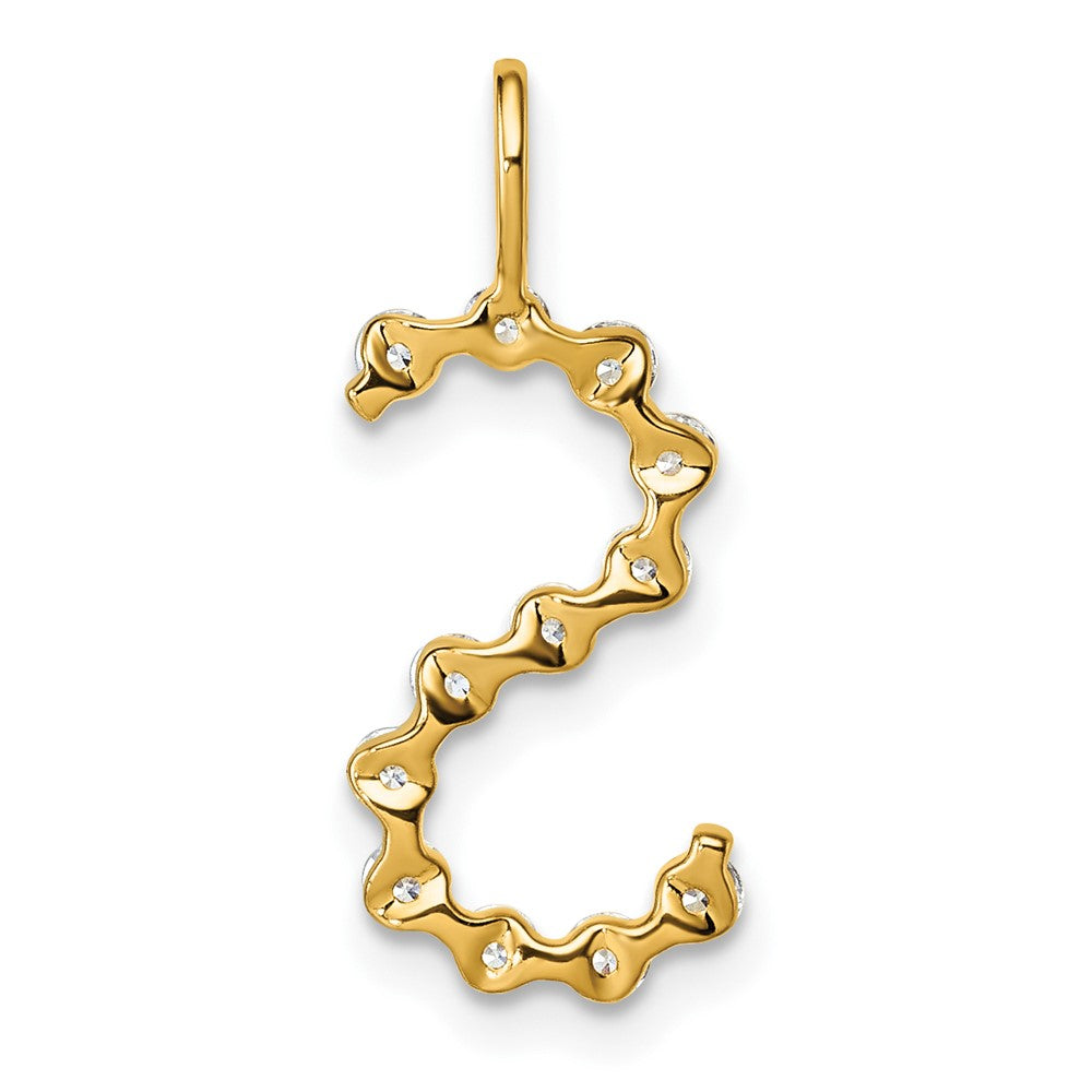 True Origin Lab Grown Diamond VS+ F+ Complete Alphabet S Pendant