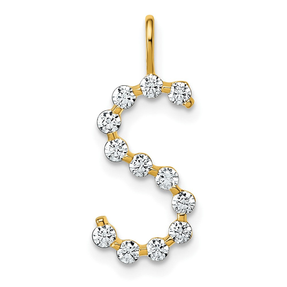True Origin Lab Grown Diamond VS+ F+ Complete Alphabet S Pendant