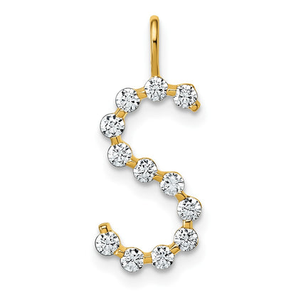 True Origin Lab Grown Diamond VS+ F+ Complete Alphabet S Pendant