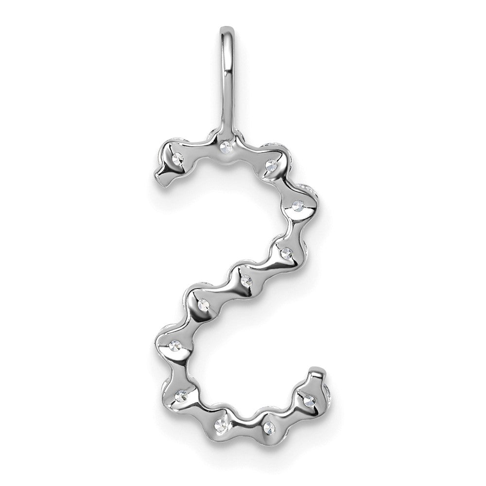 True Origin Lab Grown Diamond VS+ F+ Complete Alphabet S Pendant