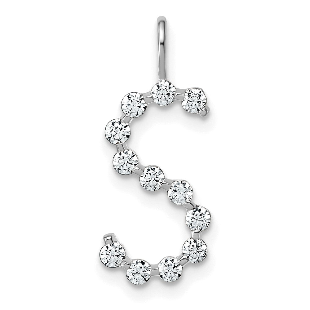 True Origin Lab Grown Diamond VS+ F+ Complete Alphabet S Pendant