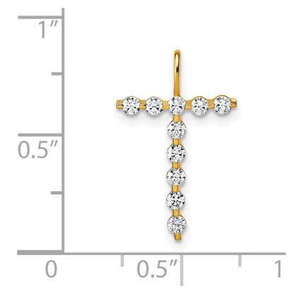 True Origin Lab Grown Diamond VS+ F+ Complete Alphabet T Pendant