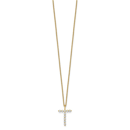True Origin Lab Grown Diamond VS+ F+ Complete Alphabet T Pendant Necklace