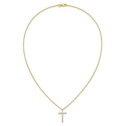 True Origin Lab Grown Diamond VS+ F+ Complete Alphabet T Pendant Necklace