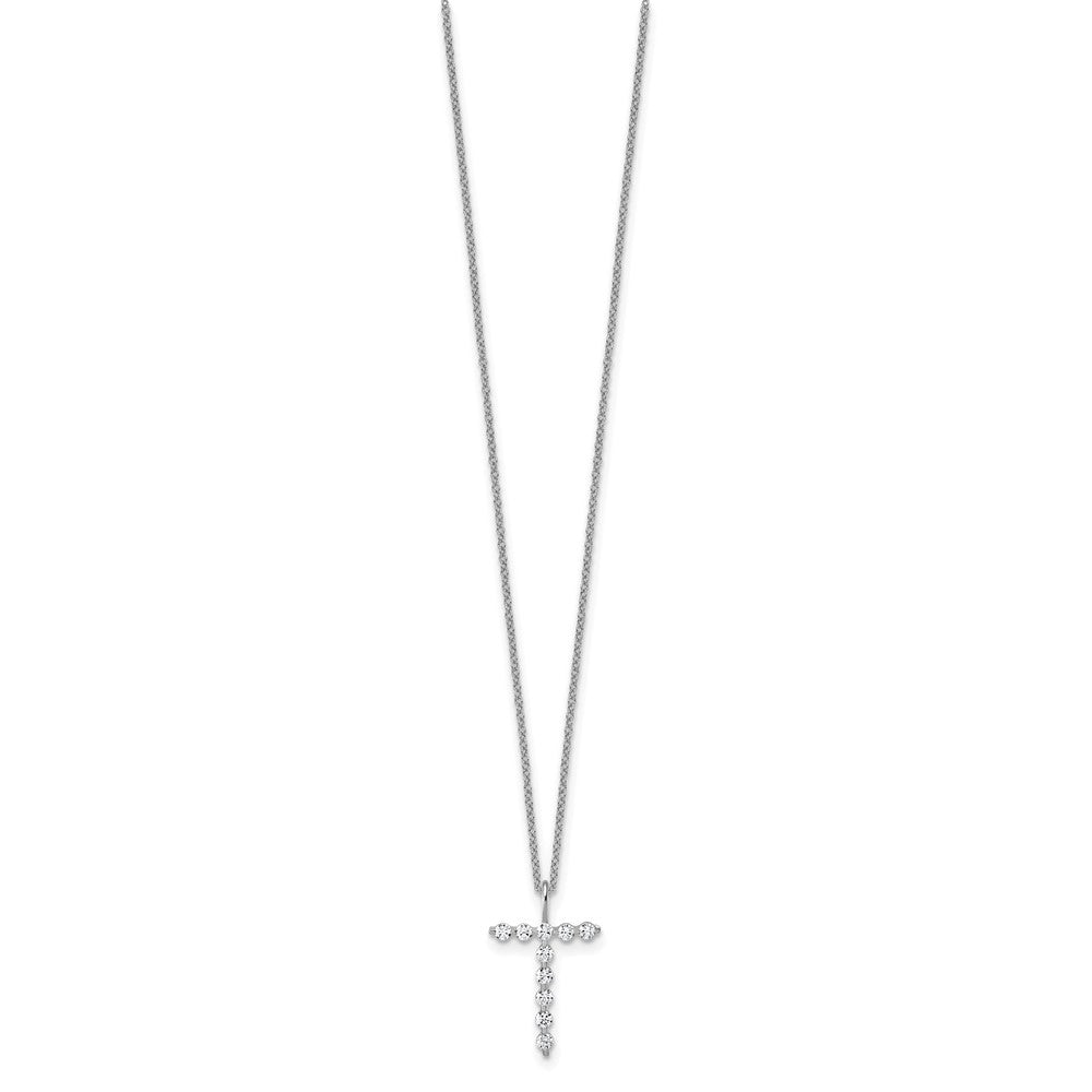 True Origin Lab Grown Diamond VS+ F+ Complete Alphabet T Pendant Necklace