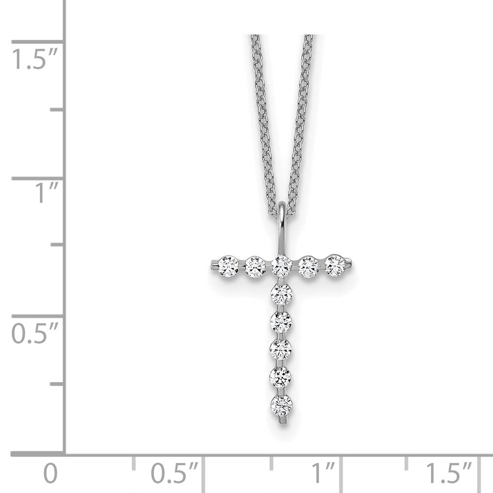 True Origin Lab Grown Diamond VS+ F+ Complete Alphabet T Pendant Necklace