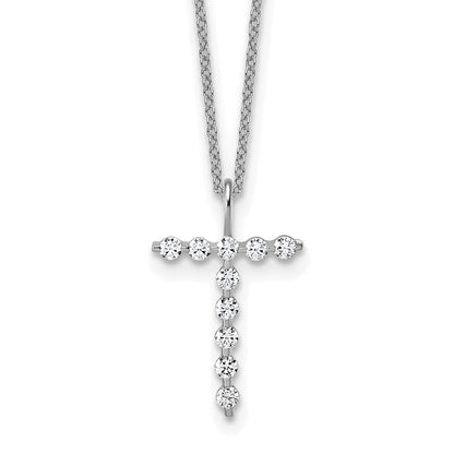 True Origin Lab Grown Diamond VS+ F+ Complete Alphabet T Pendant Necklace