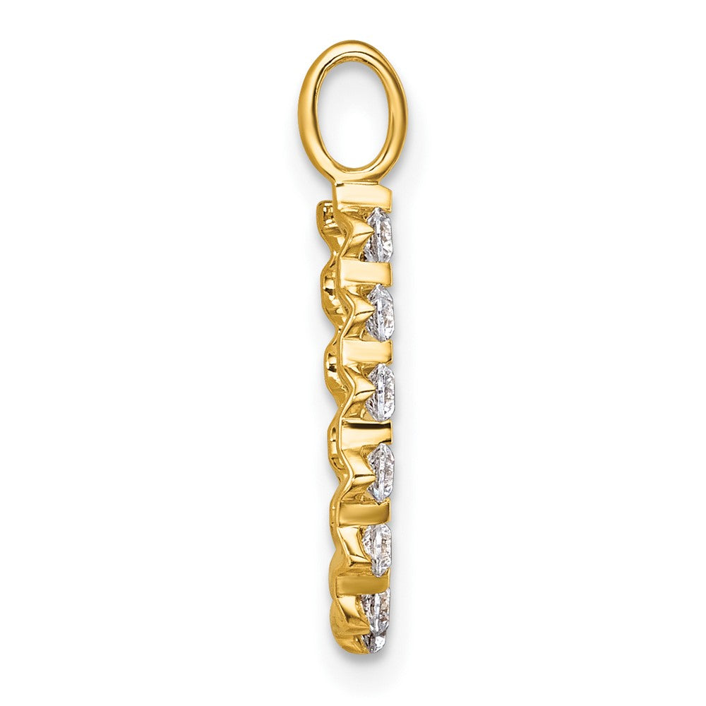 True Origin Lab Grown Diamond VS+ F+ Complete Alphabet U Pendant