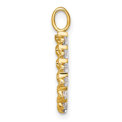 True Origin Lab Grown Diamond VS+ F+ Complete Alphabet U Pendant