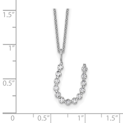 True Origin Lab Grown Diamond VS+ F+ Complete Alphabet U Pendant Necklace