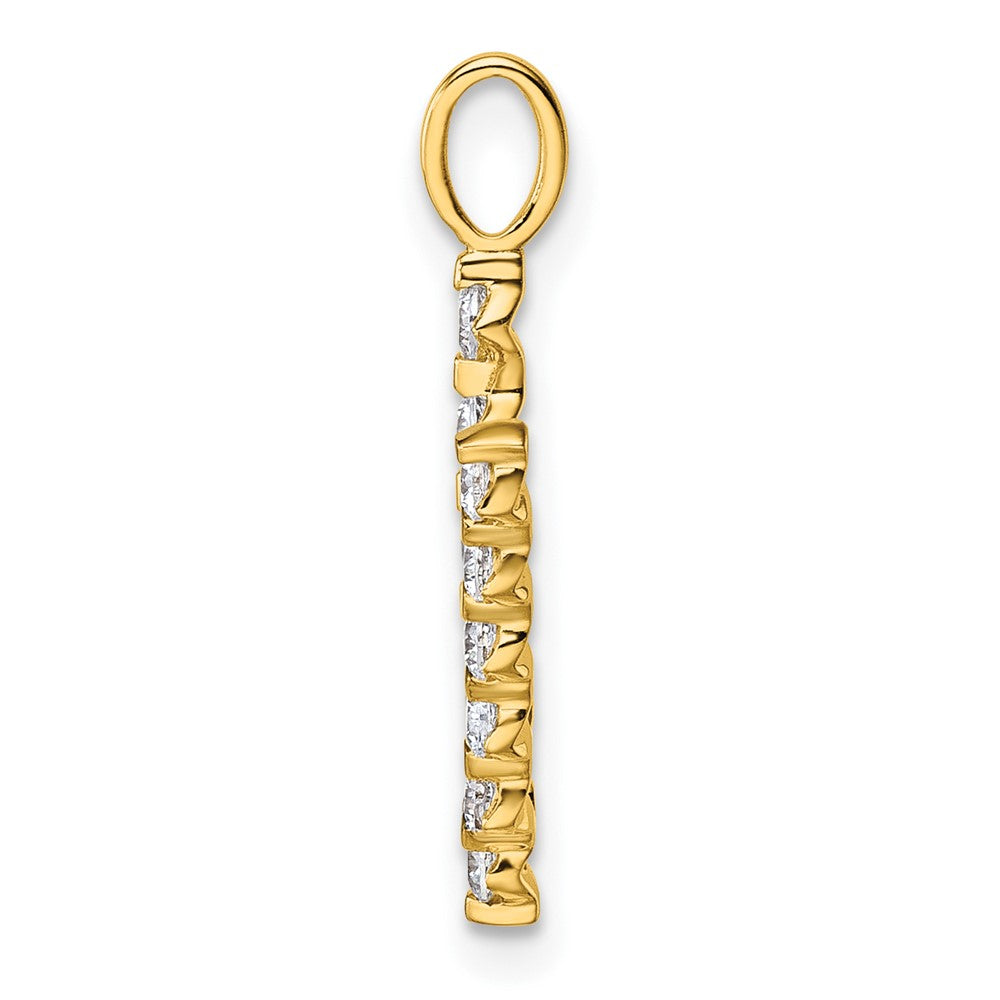 True Origin Lab Grown Diamond VS+ F+ Complete Alphabet V Pendant
