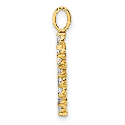 True Origin Lab Grown Diamond VS+ F+ Complete Alphabet V Pendant