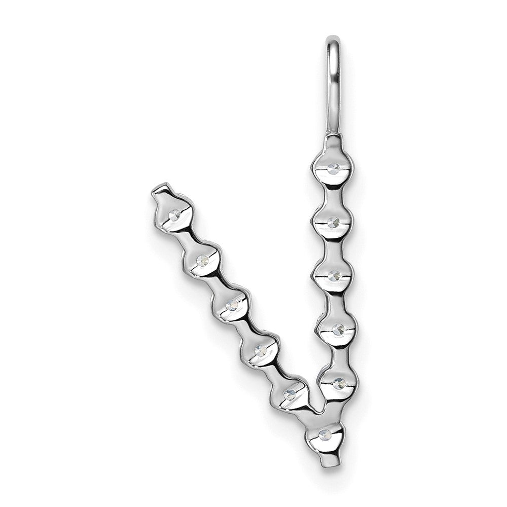 True Origin Lab Grown Diamond VS+ F+ Complete Alphabet V Pendant
