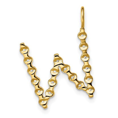 True Origin Lab Grown Diamond VS+ F+ Complete Alphabet W Pendant