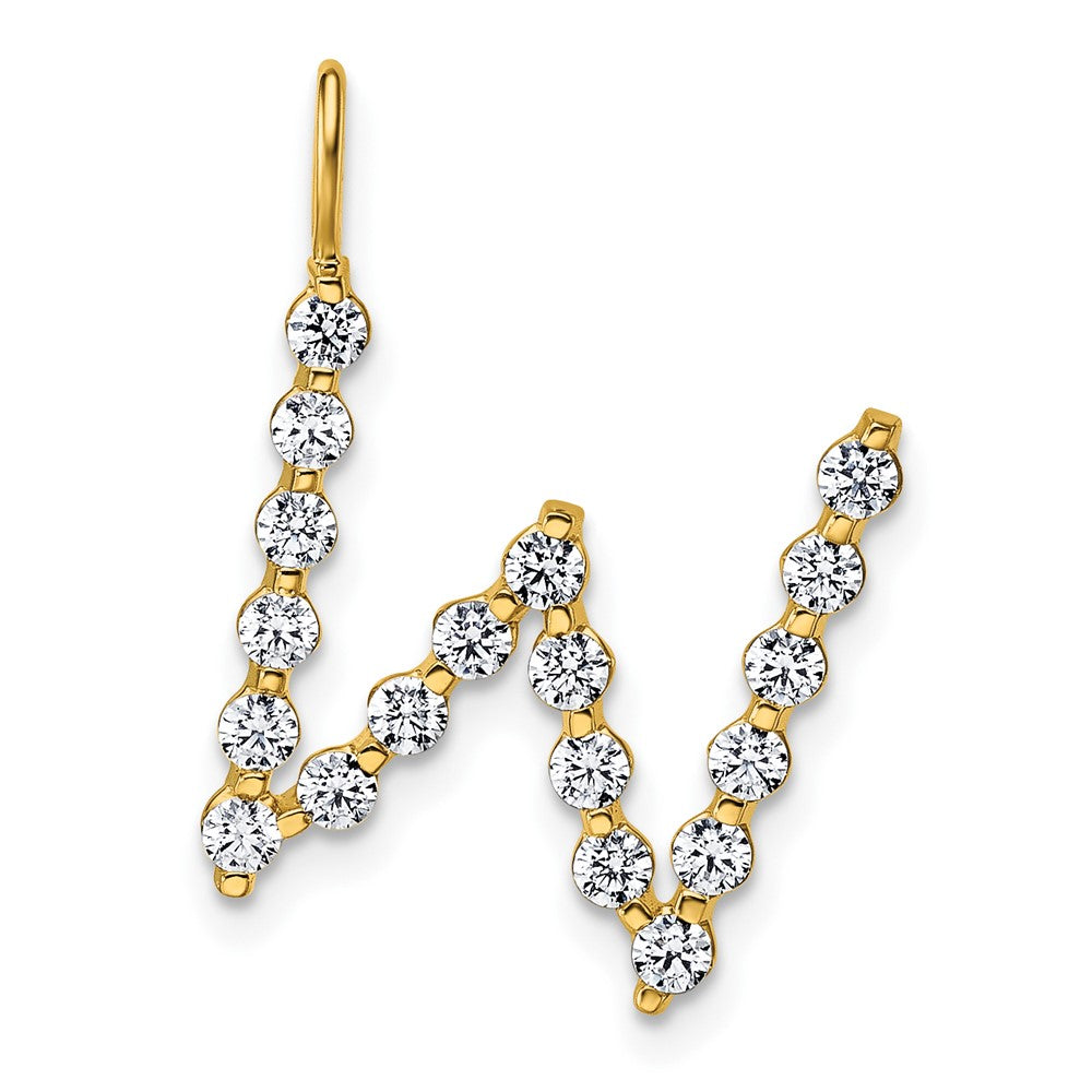 True Origin Lab Grown Diamond VS+ F+ Complete Alphabet W Pendant