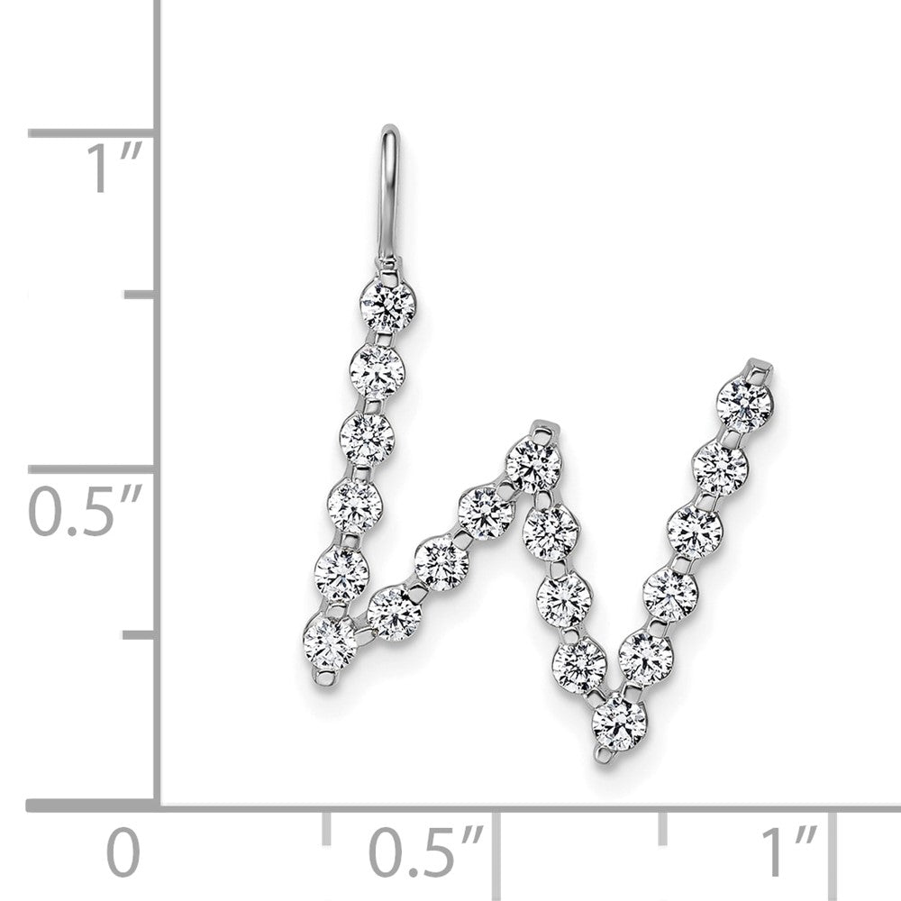 True Origin Lab Grown Diamond VS+ F+ Complete Alphabet W Pendant