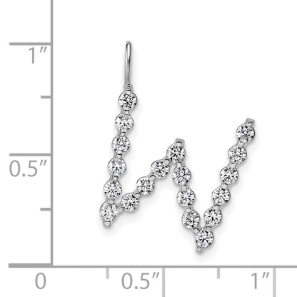 True Origin Lab Grown Diamond VS+ F+ Complete Alphabet W Pendant