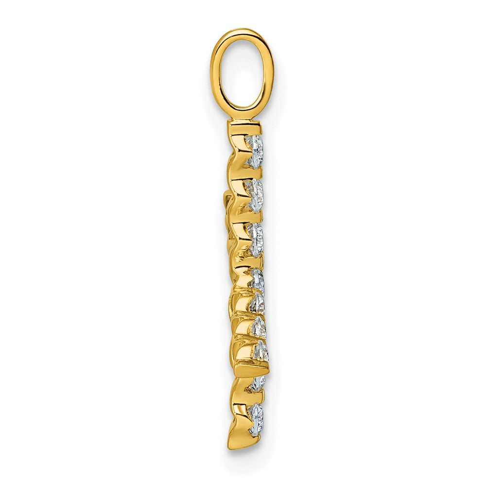 True Origin Lab Grown Diamond VS+ F+ Complete Alphabet X Pendant