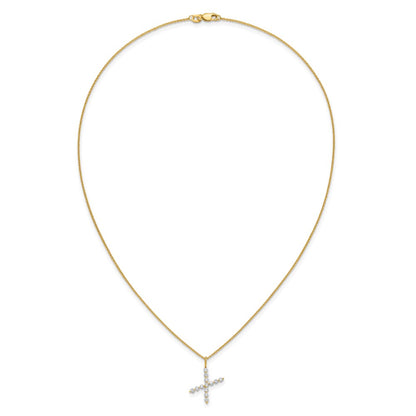 True Origin Lab Grown Diamond VS+ F+ Complete Alphabet X Pendant Necklace