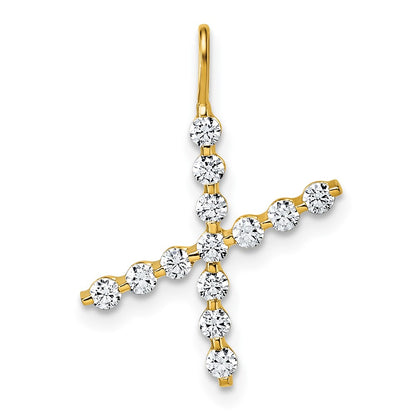 True Origin Lab Grown Diamond VS+ F+ Complete Alphabet X Pendant