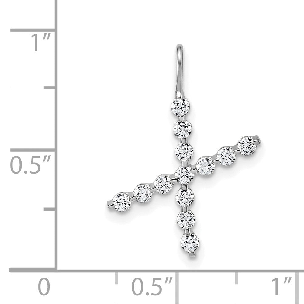 True Origin Lab Grown Diamond VS+ F+ Complete Alphabet X Pendant