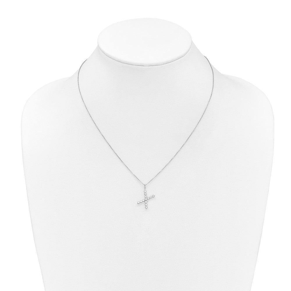 True Origin Lab Grown Diamond VS+ F+ Complete Alphabet X Pendant Necklace