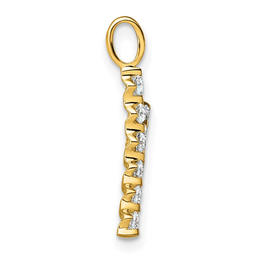True Origin Lab Grown Diamond VS+ F+ Complete Alphabet Y Pendant