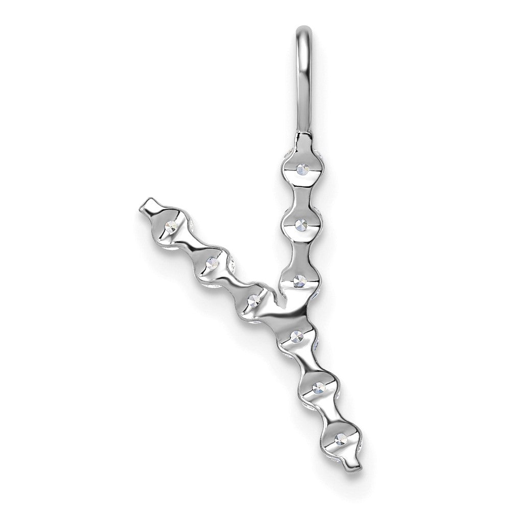 True Origin Lab Grown Diamond VS+ F+ Complete Alphabet Y Pendant
