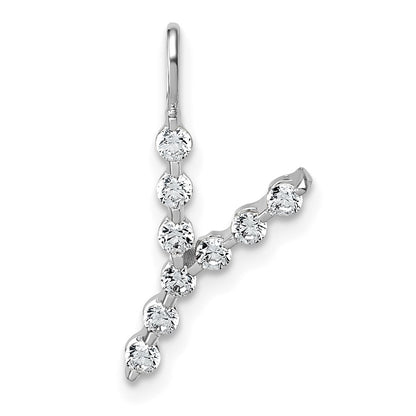 True Origin Lab Grown Diamond VS+ F+ Complete Alphabet Y Pendant