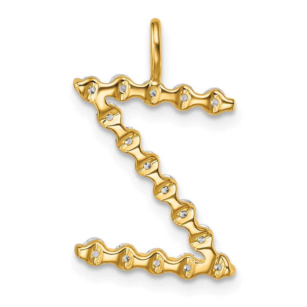True Origin Lab Grown Diamond VS+ F+ Complete Alphabet Z Pendant