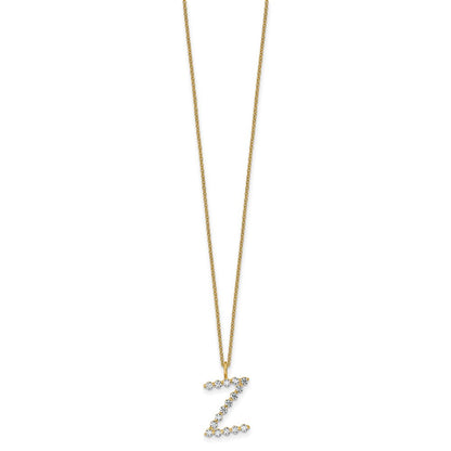 True Origin Lab Grown Diamond VS+ F+ Complete Alphabet Z Pendant Necklace