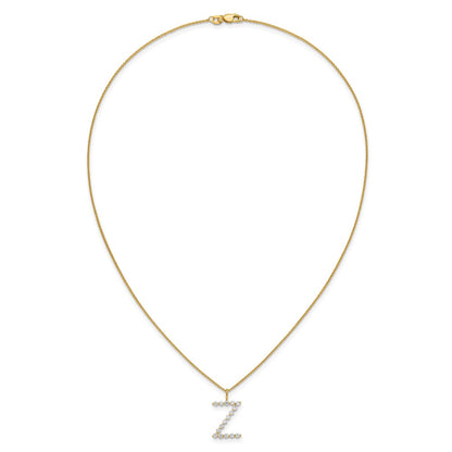True Origin Lab Grown Diamond VS+ F+ Complete Alphabet Z Pendant Necklace