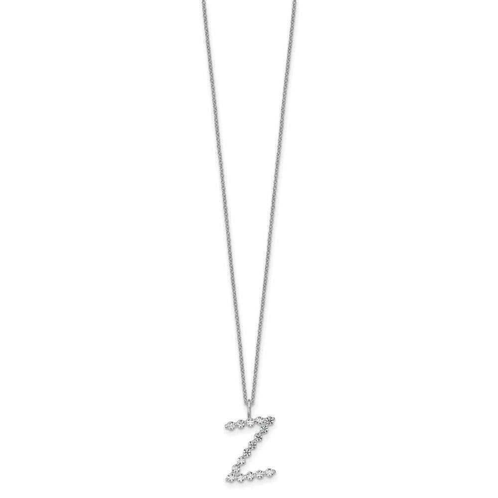 True Origin Lab Grown Diamond VS+ F+ Complete Alphabet Z Pendant Necklace