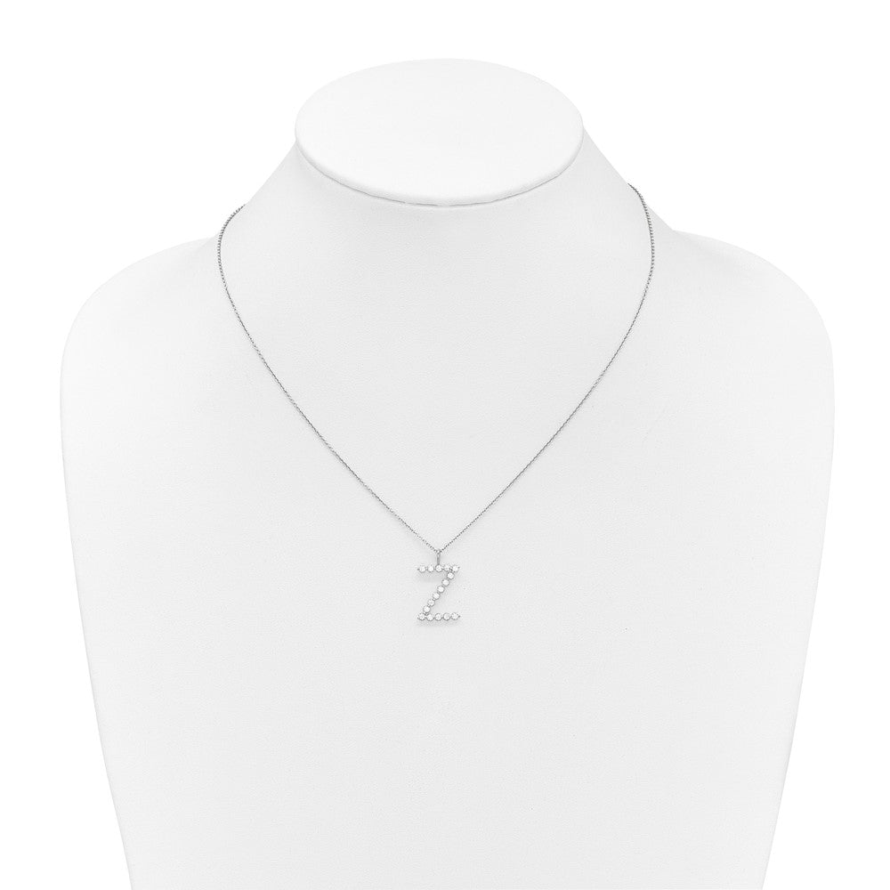 True Origin Lab Grown Diamond VS+ F+ Complete Alphabet Z Pendant Necklace