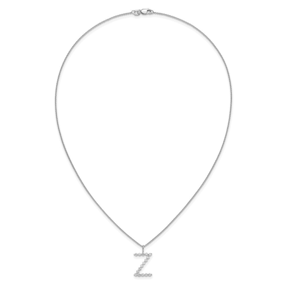 True Origin Lab Grown Diamond VS+ F+ Complete Alphabet Z Pendant Necklace